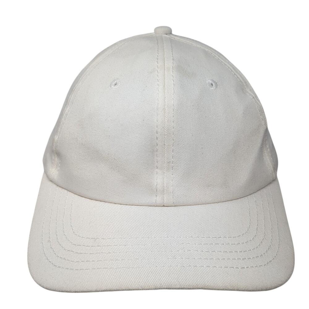 Divided by H&M Baseball Cap White One Size Adjustable Vented Holes Blank